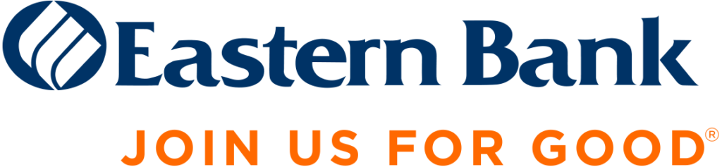 Logo which reads "Eastern Bank Join Us for Good"